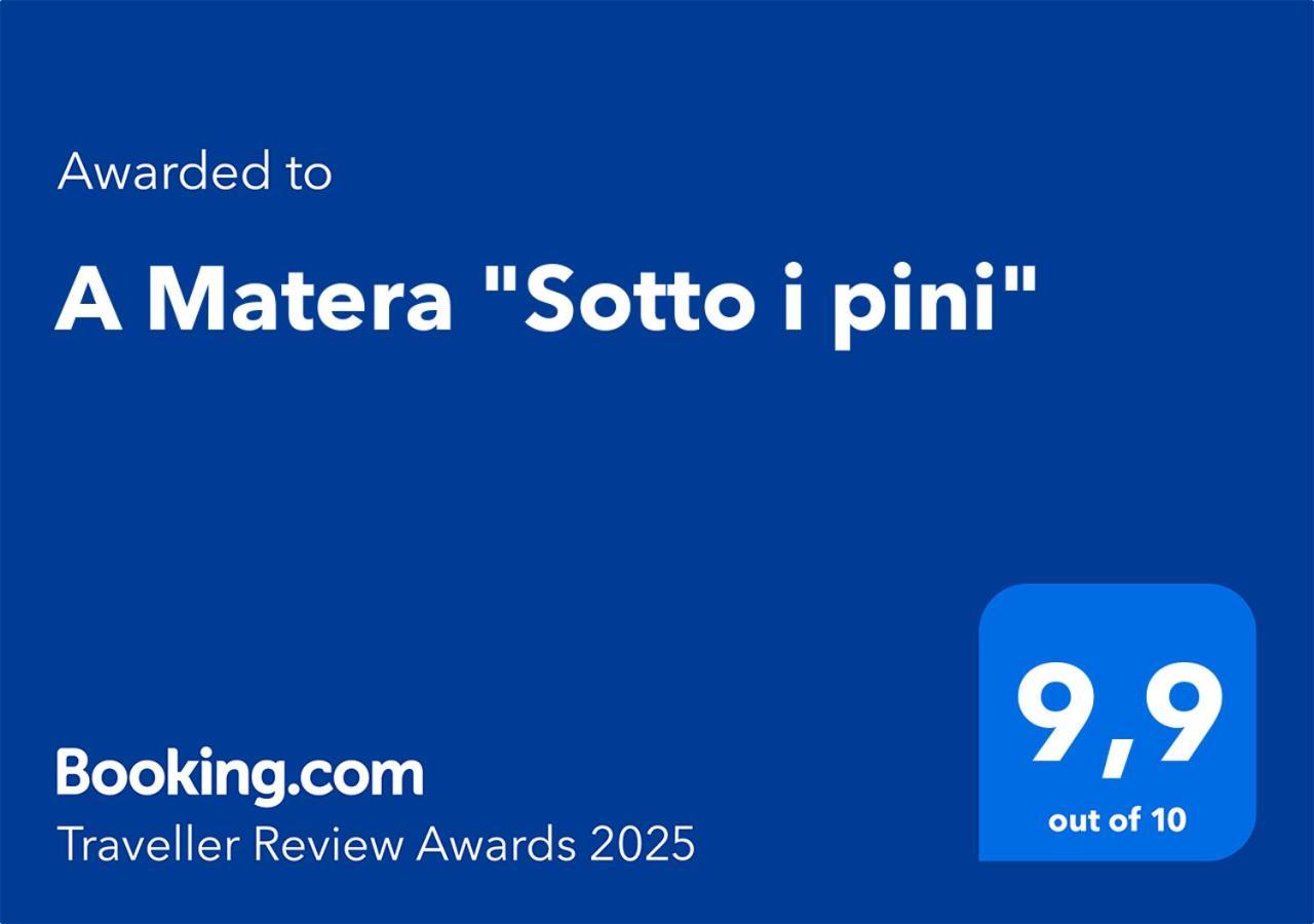 A Matera "Sotto I Pini" Villa Exterior photo